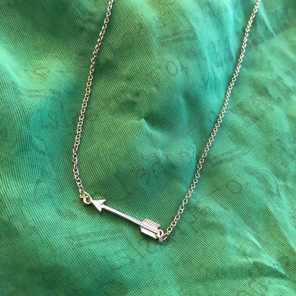 Arrow Gold Pendant Necklace